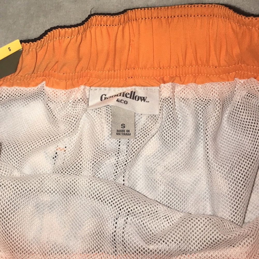 Orange Floral Board Shorts - Picture 2 of 5
